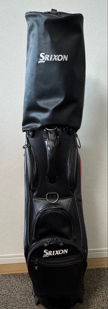 Srixon キャディバッグ ブラック/レッド　中古