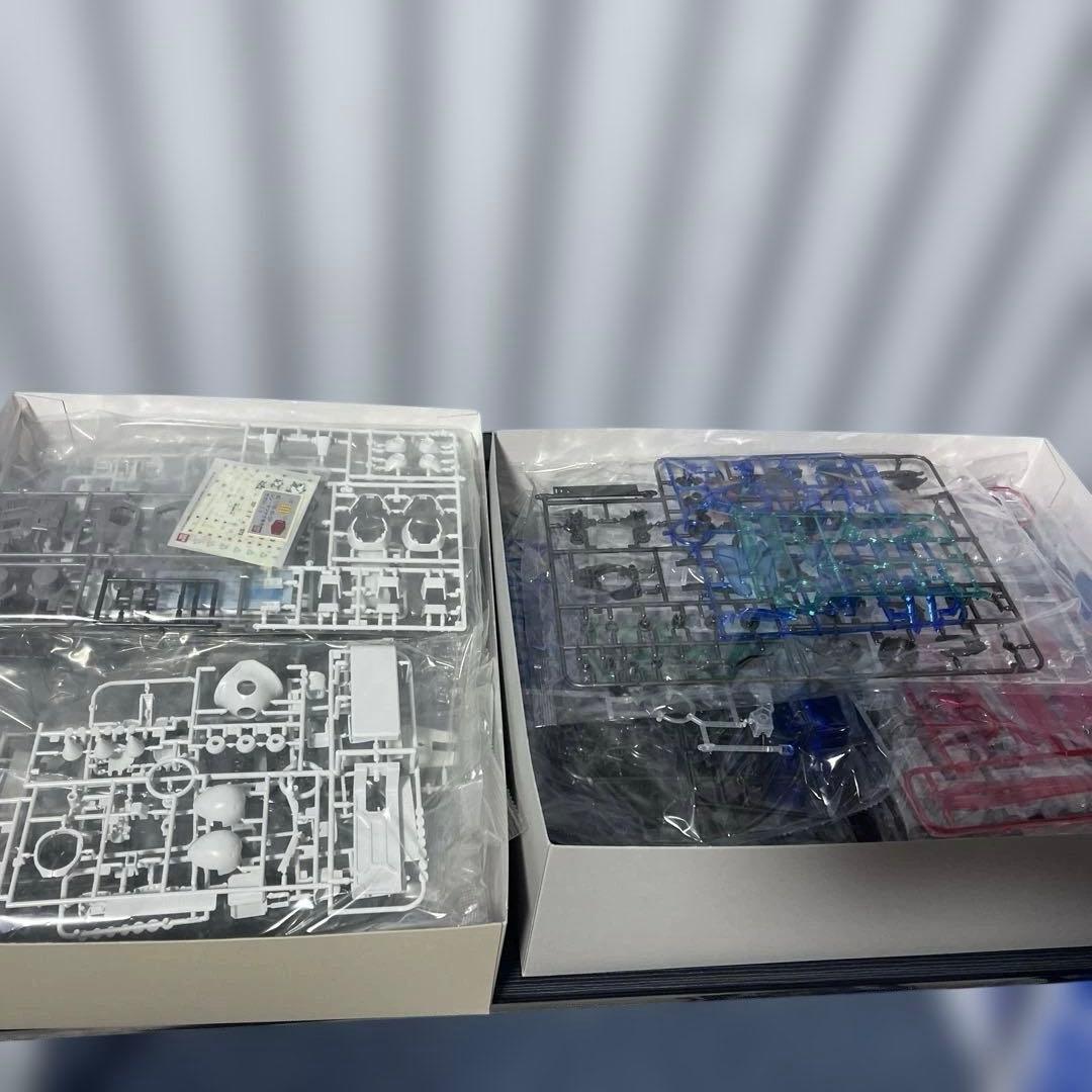 MGシンマツナガ専用ザクVer2.0のMGダブルオーライザークリアカラーのセット