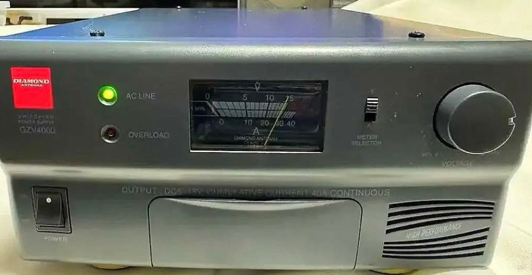 ダイヤモンドアンテナ　スイッチング安定化電源　４０アンペア GZV4000