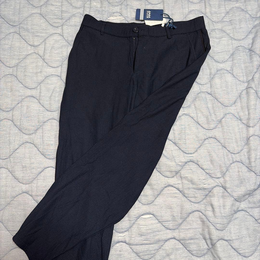 ムータマリン　ストレッチメッシュ ワイドパンツ