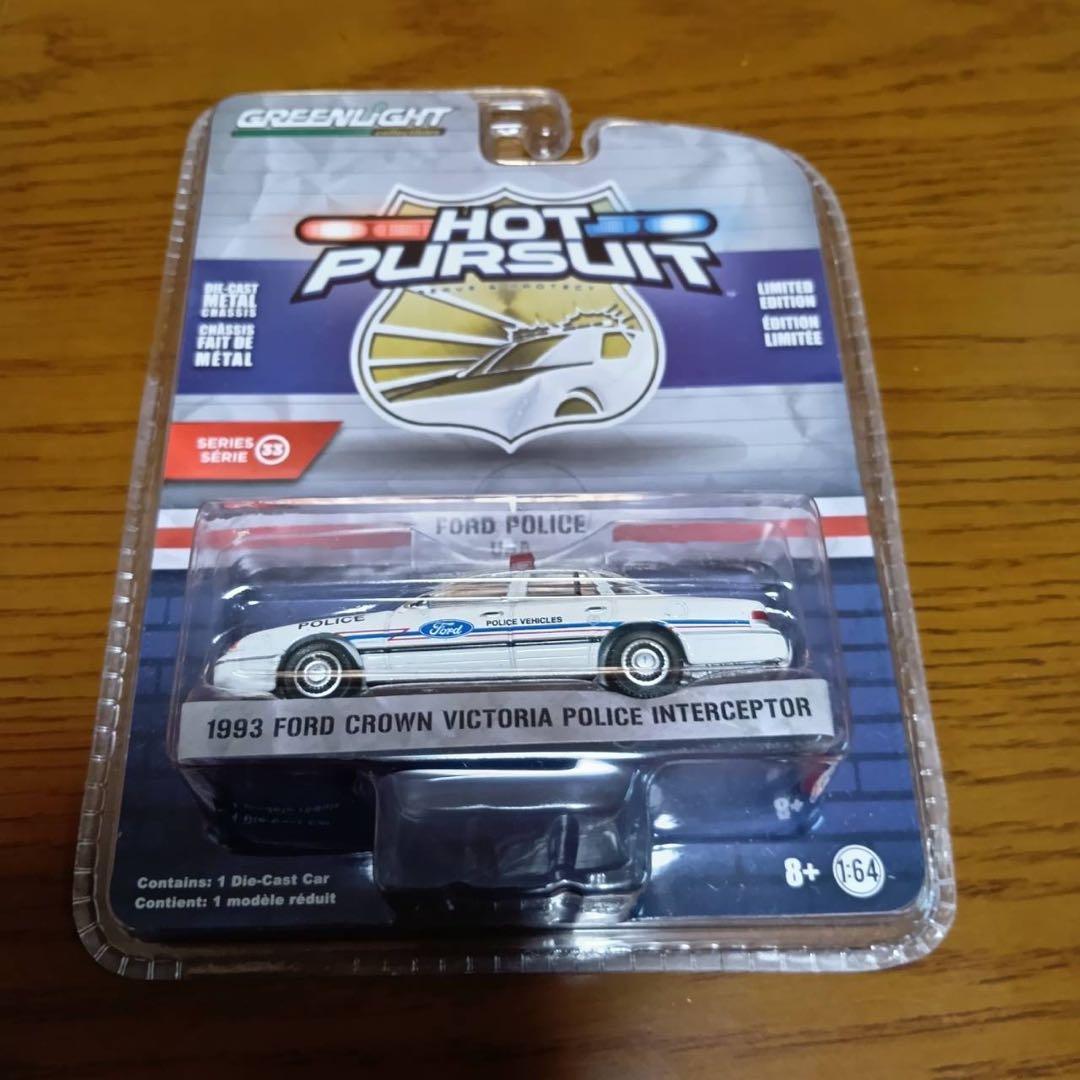 【5台セット】グリーンライト　ホットパシュート パトロールカー　1/64