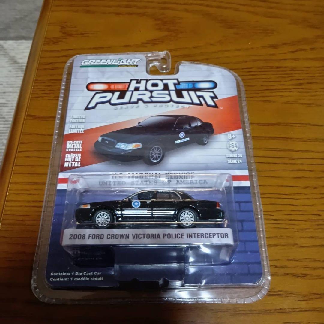 【5台セット】グリーンライト　ホットパシュート パトロールカー　1/64