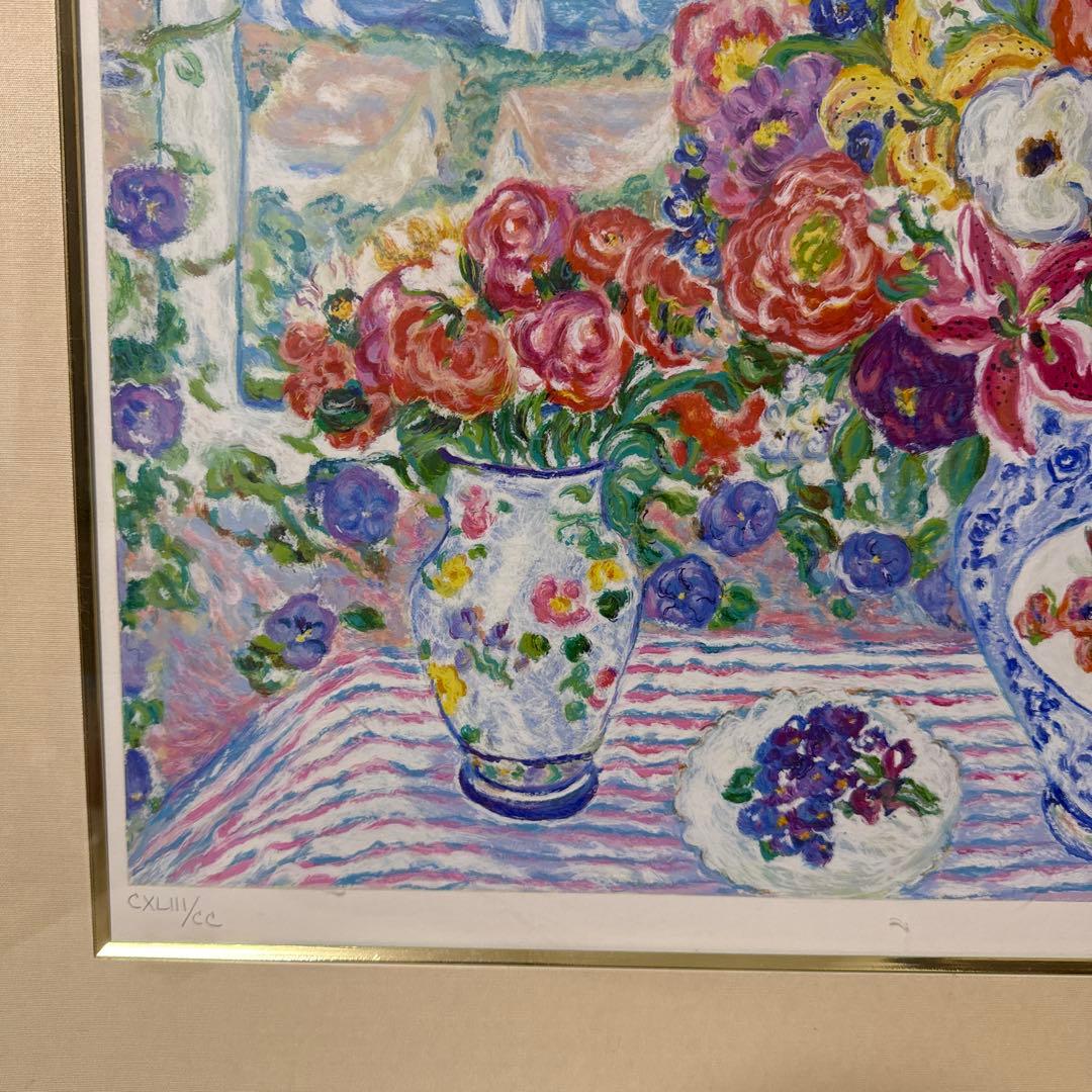 レスリー・セイヤー 「サウサリート」直筆サイン シルクスクリーン