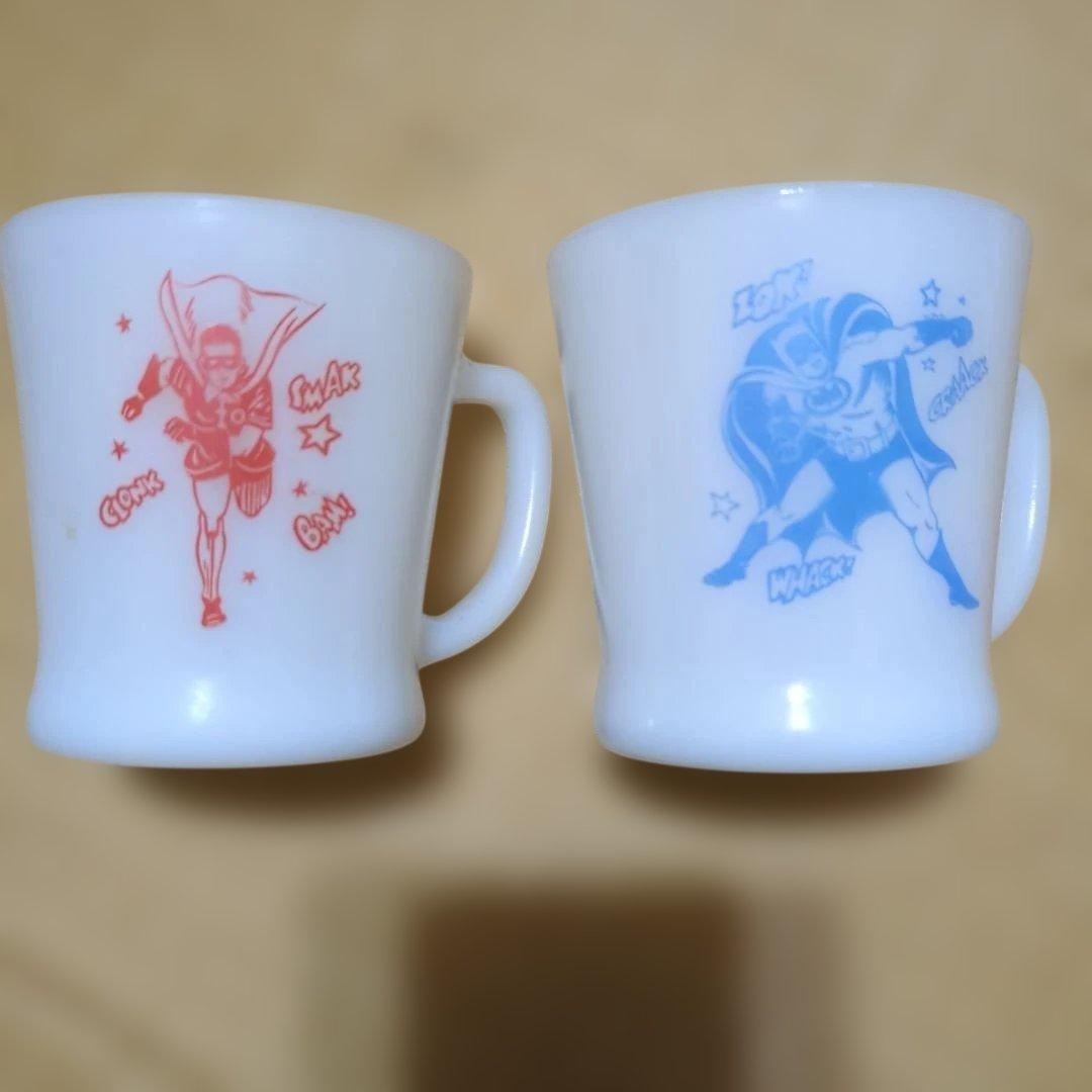 BATMAN 小型ガラスマグカップセット ファイヤー　キング