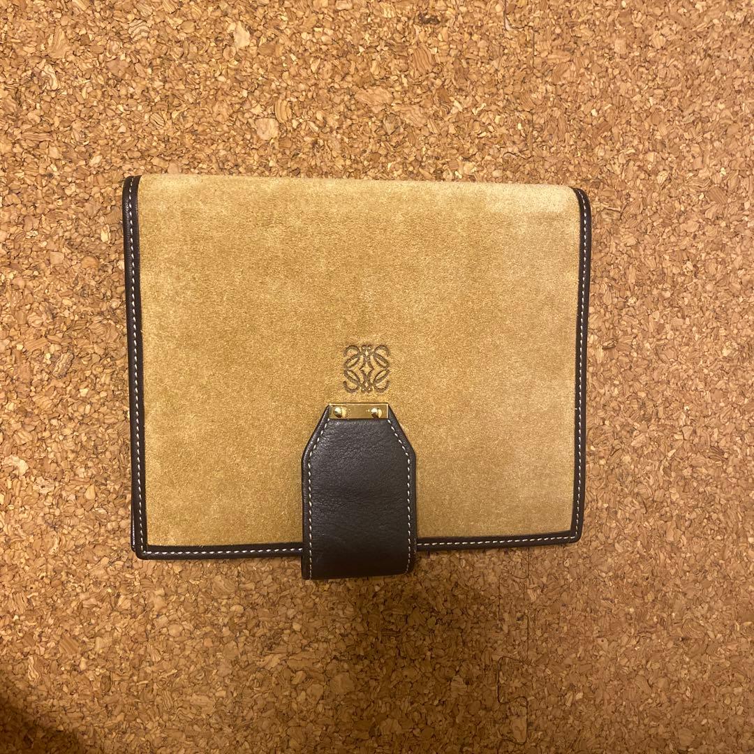 LOEWE ミニ6サイズ メモ帳 ベージュ/ネイビー