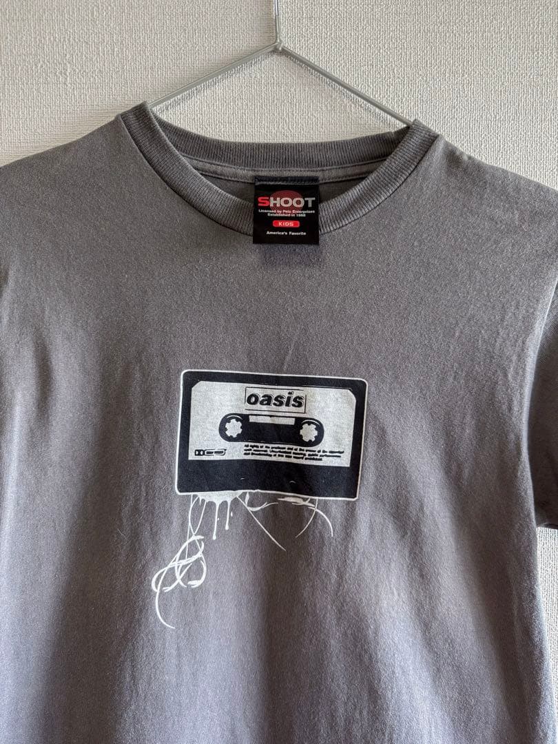 祝！来日公演！Oasis カセットテープ Tシャツ グレー