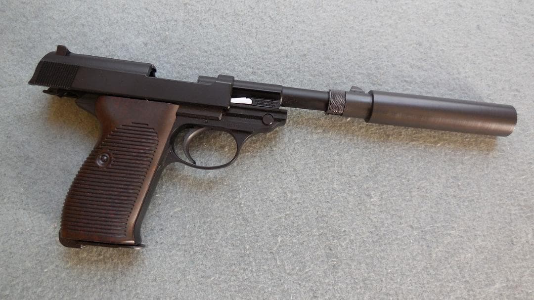 マルゼン　ワルサーP38　ac41　ガスガン専用　サイレンサー　オリジナル品