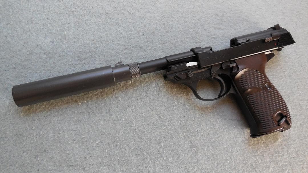 マルゼン　ワルサーP38　ac41　ガスガン専用　サイレンサー　オリジナル品