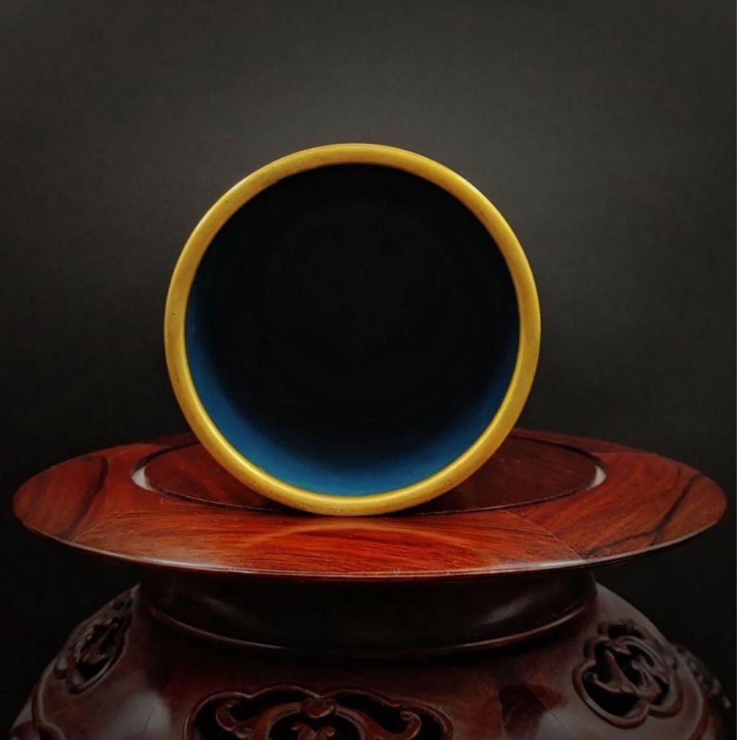 中國美術 古玩 七宝焼 景泰蓝置物 博古紋帽筒