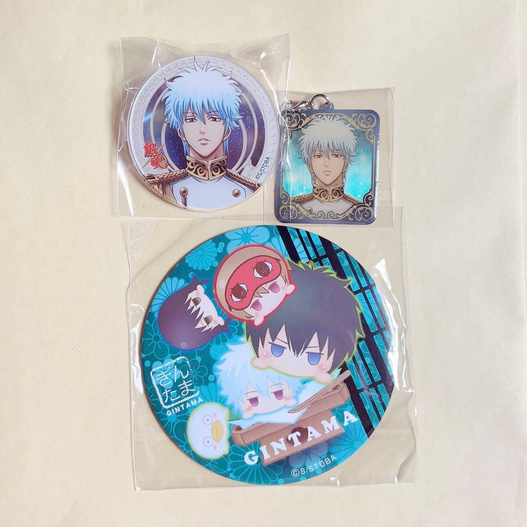 【銀魂】坂田銀時 アクリルバッジ メタルチャーム 銀河侍伝説