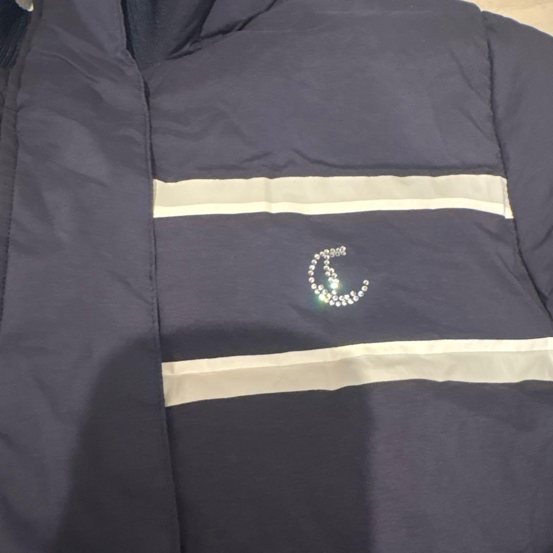 キャロウェイ　ネイビー フード付き ダウンジャケット　スカート