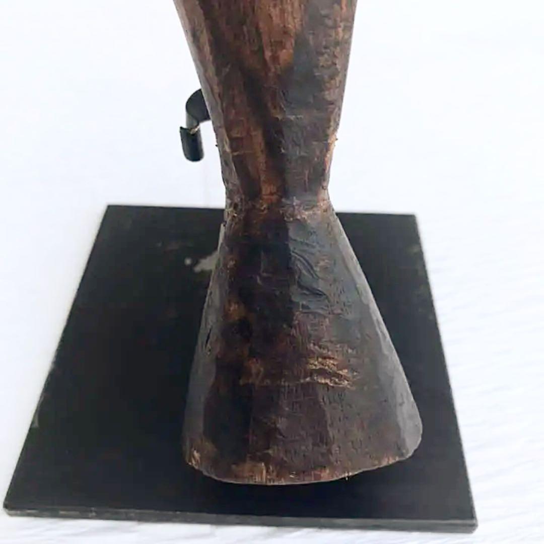 アフリカ盾　台座付き