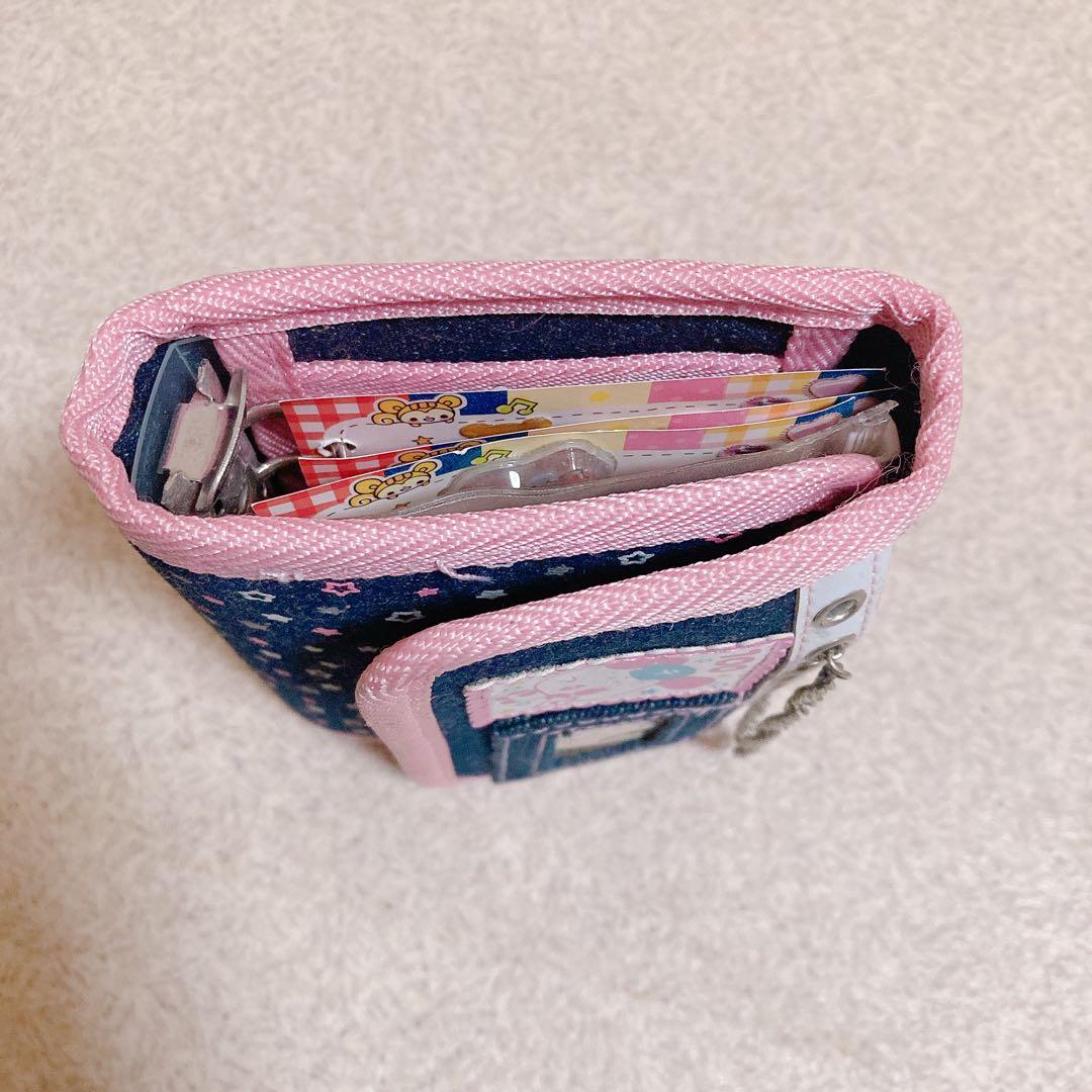 【平成レア】シール帳 シールつき 平成レトロ　平成女児　デニム チェーン　うさぎ