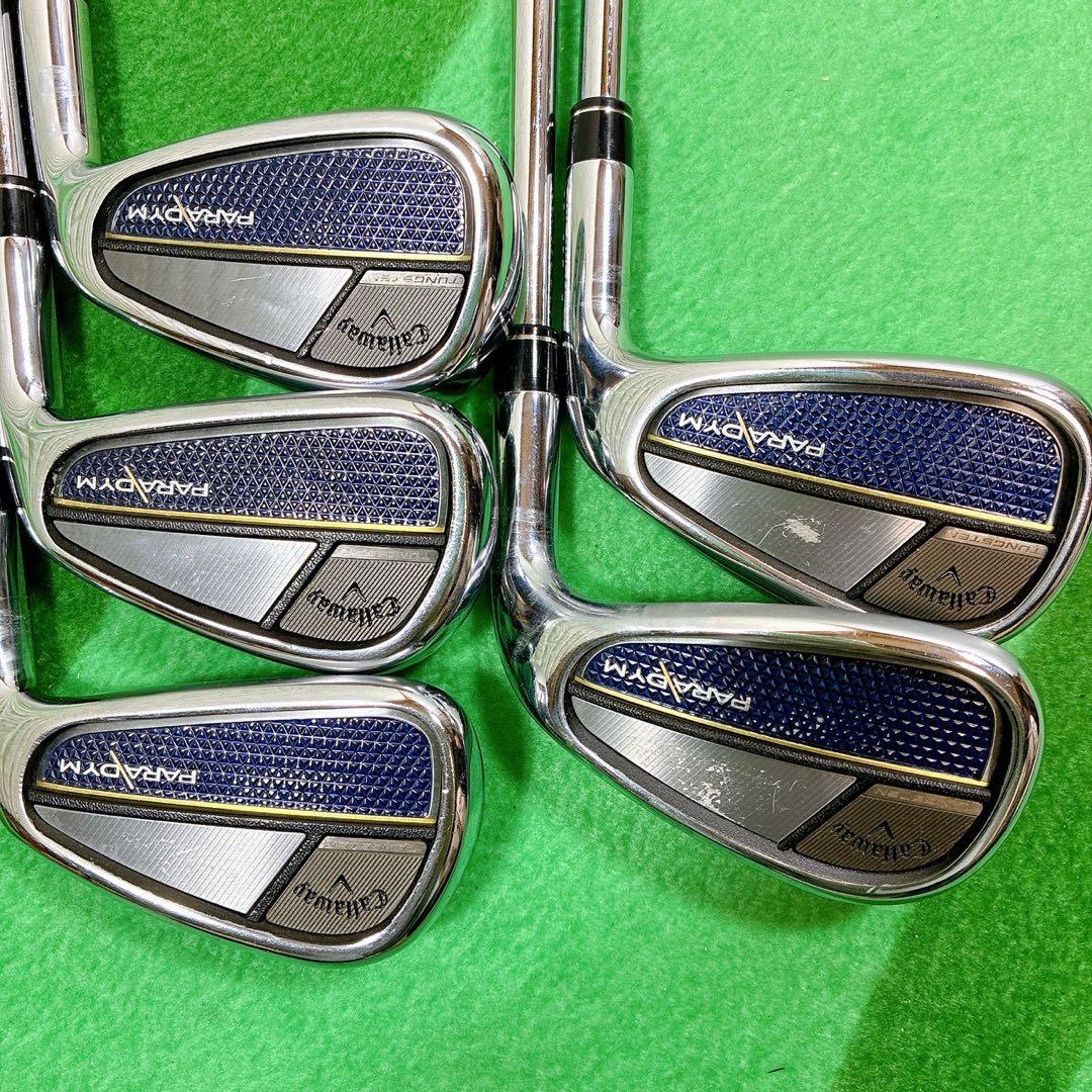 Callaway パラダイム アイアンセット 5本 N.S.PRO ZEIOS7