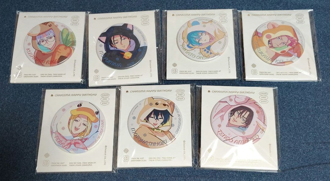カリスマ　バースデーグッズ2025（缶バッジ全種セットのみ）