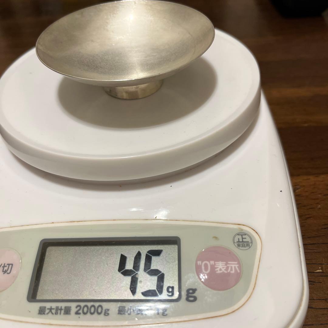 純銀45g 銀杯　マルハ創業80周年記念銀杯　昭和35年