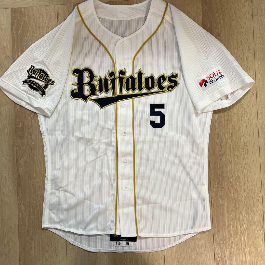 オリックスバファローズ　平野　実使用ホームユニフォーム　ミズノ