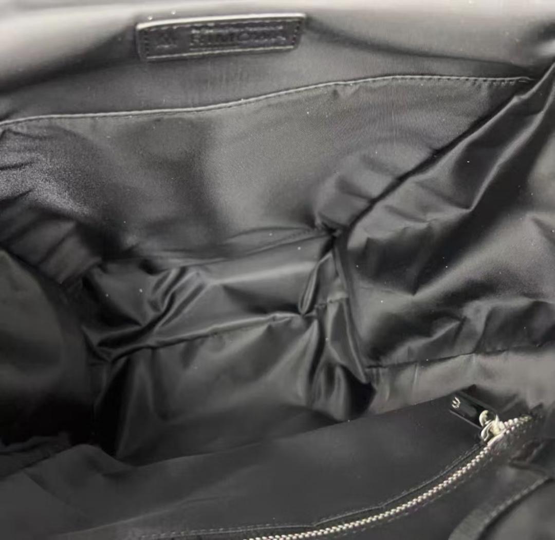 RIMOWA ストライプデザイン バックパック ブラック