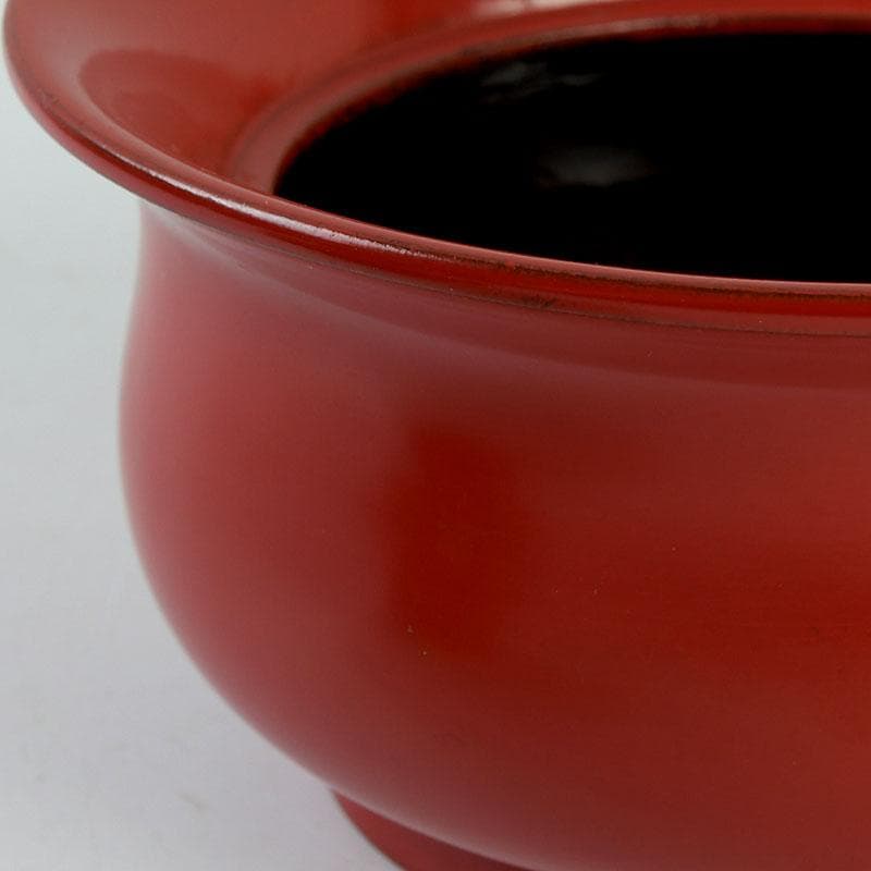 和食器　朱塗　鶴蒔絵　椀　盃　時代箱　V　9585