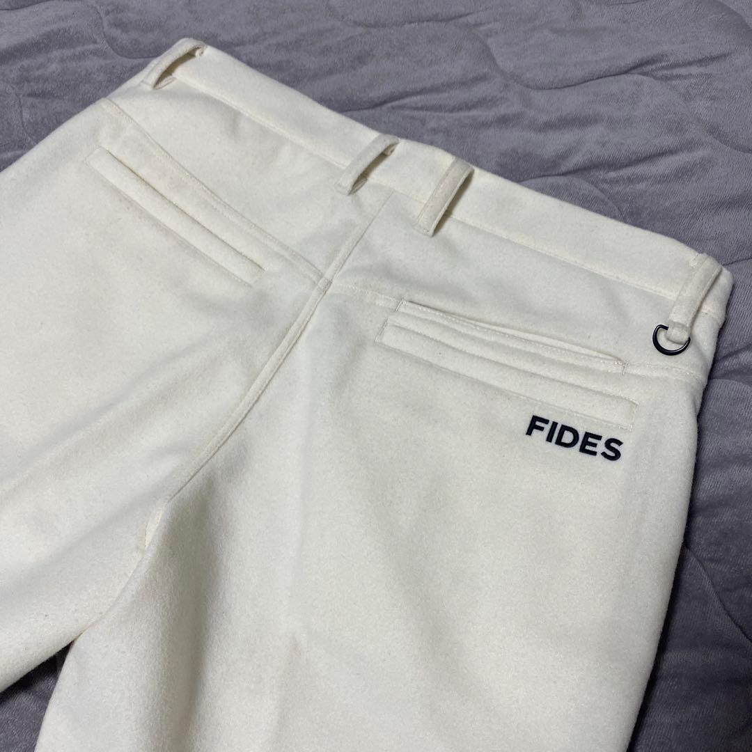 新品★FIDES GOLF フィデス★ウール サイドライン パンツ L ゴルフ
