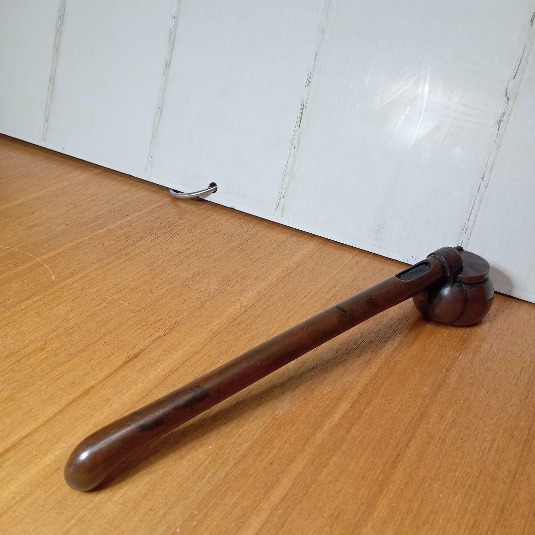 矢立て珍慶刻印の銅製古美術品