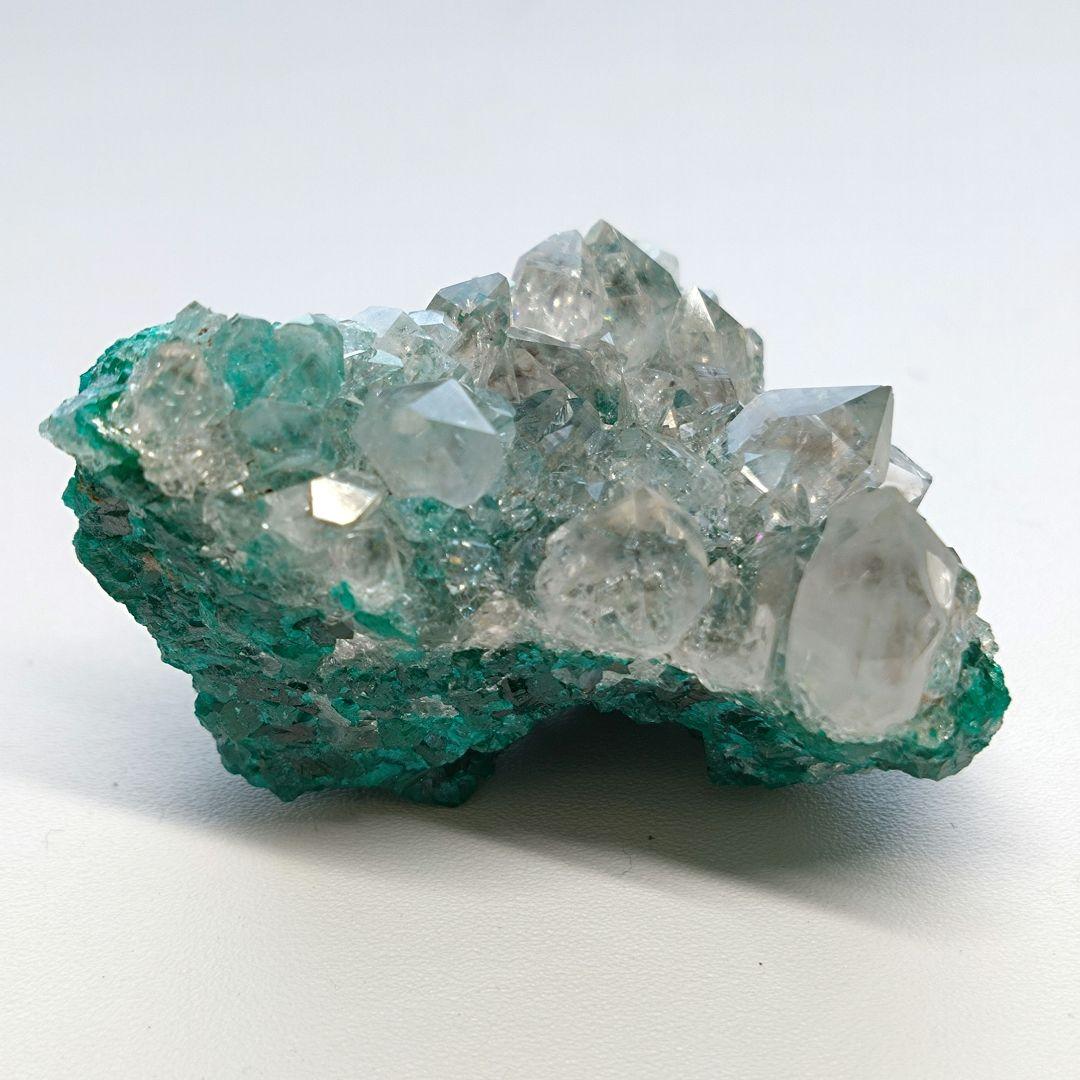 クォーツ　ダイオプテーズ　コンゴ産　鉱物　標本　原石