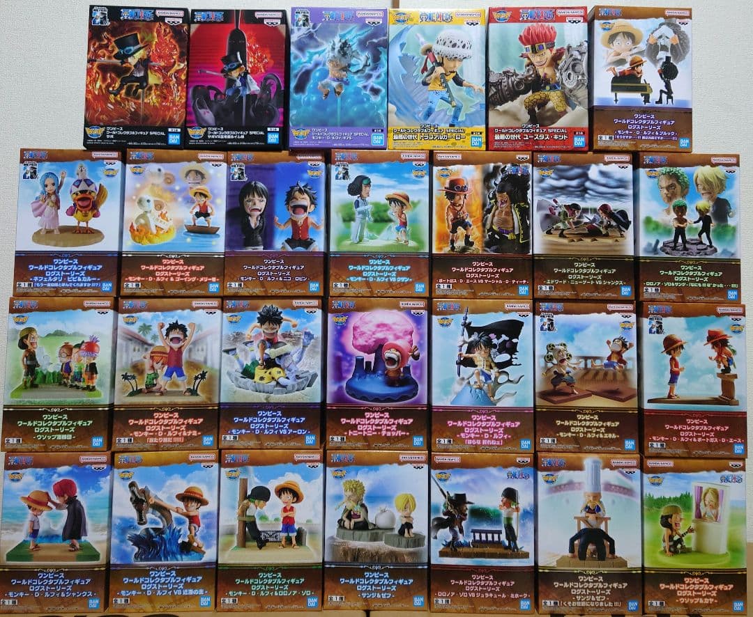 ワンピース　ワーコレ　ログストーリーズ他　計43体セット
