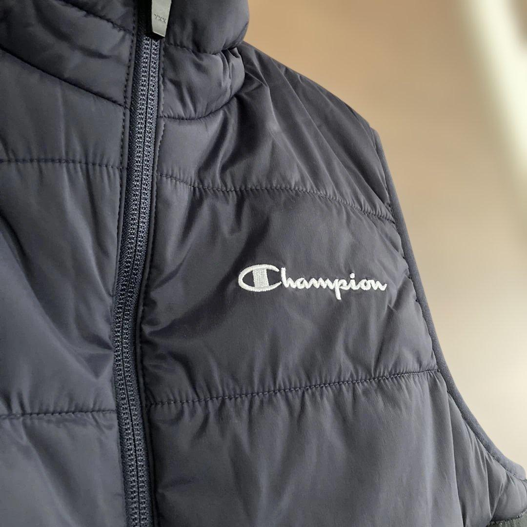 【新品】Championメンズゴルフベスト ダウンベスト ネイビー ロゴMサイズ