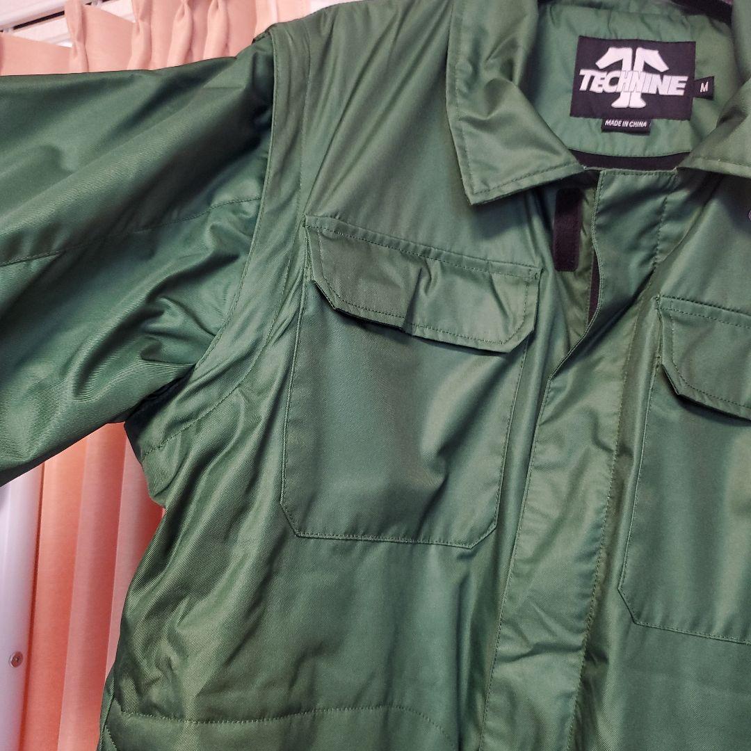 TECHNINE 緑 スキーウェア ジャケットパンツセット