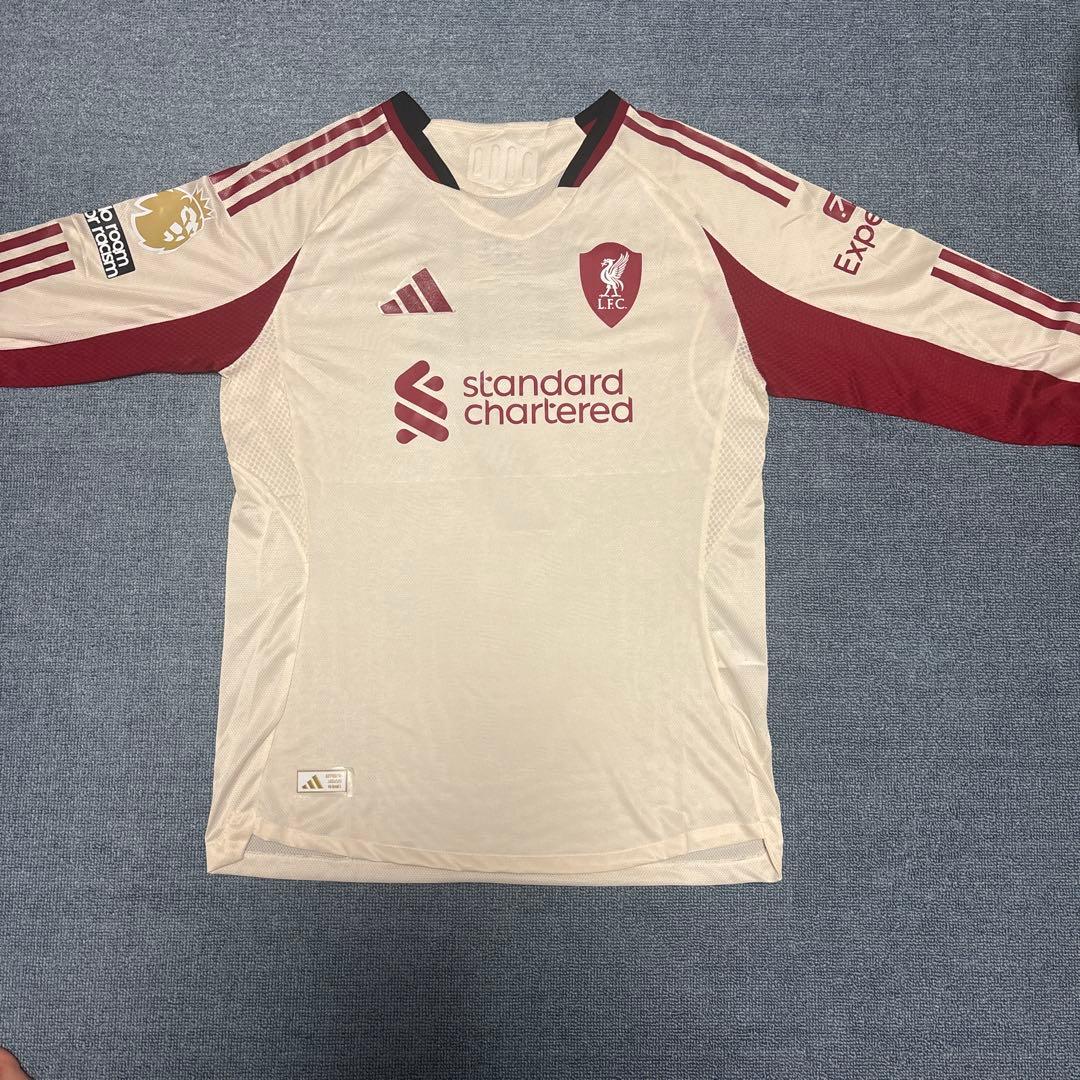 即購入○ リバプール 25-26 アウェイ 長袖 ユニフォーム No.7ヴィルツ