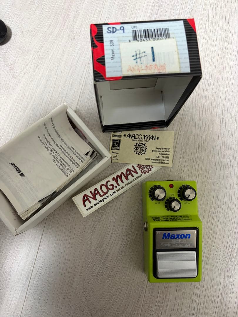 Analog.man Maxon SD-9 Mod アナログマン