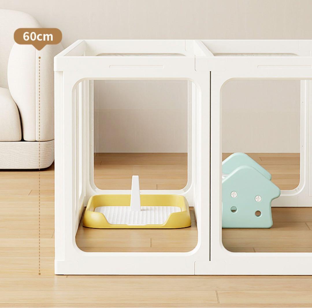 DoriDori ドリドリ ペットケージ アクリルフェンス ホワイト 韓国製