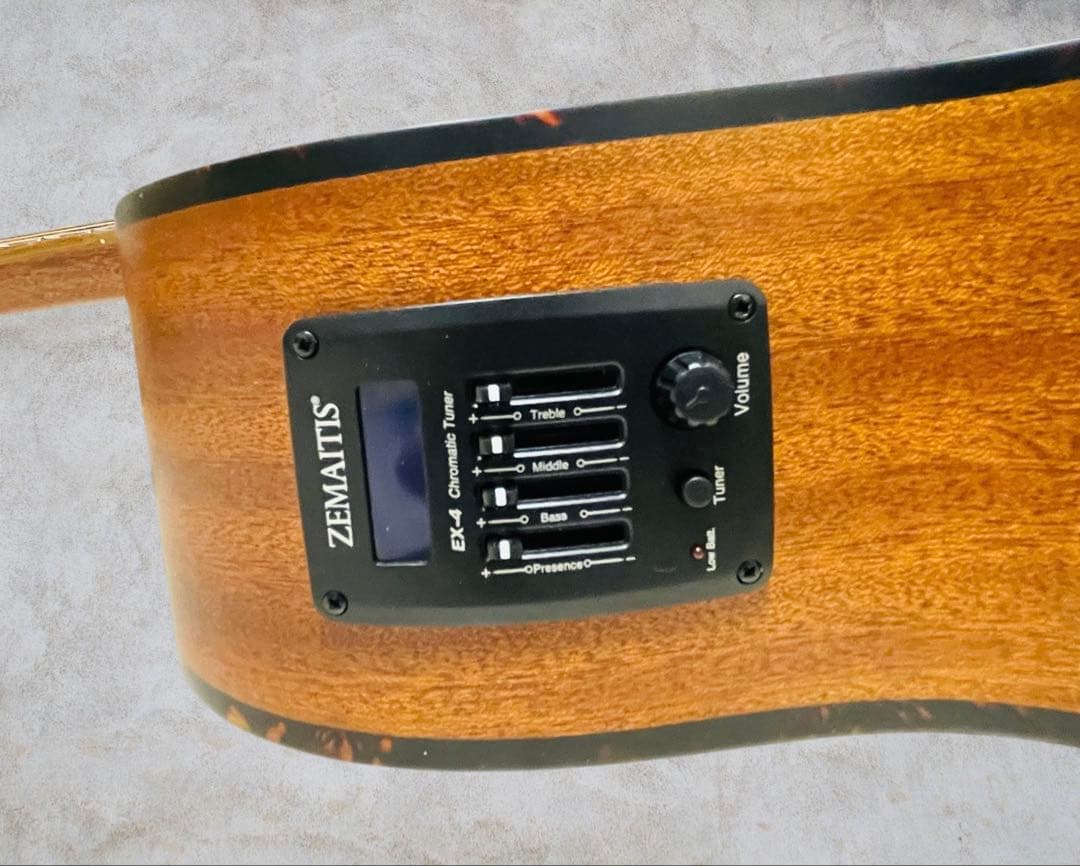 （新品同様）ZEMAITIS CAF-80H NAT エレアコ ナチュラル色