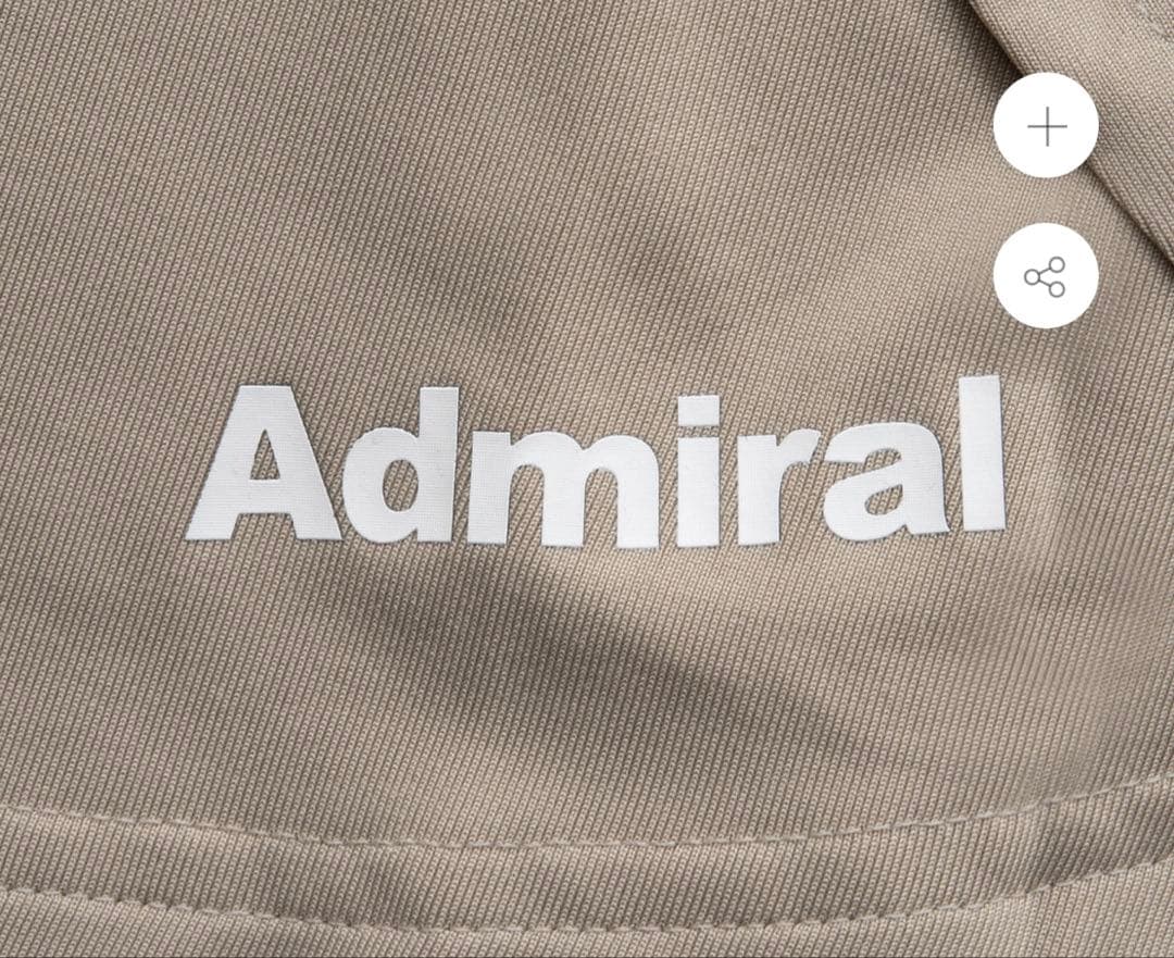 新品 アドミラル 2025秋冬 サイドフラップレイヤードショーツ ベージュ