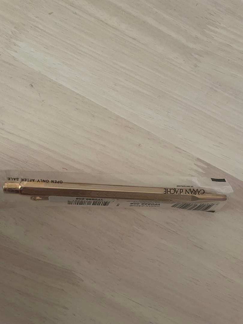 【新品未使用】カランダッシュ　エクリドール　シェブロン　ゴールド