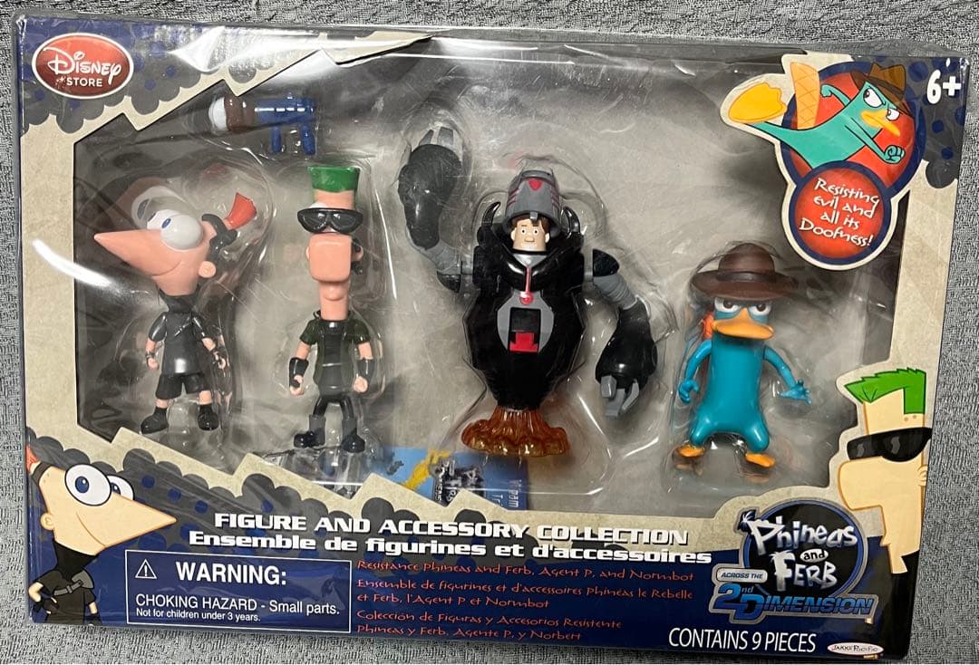 フィニアスとファーブ　フィギュアセット