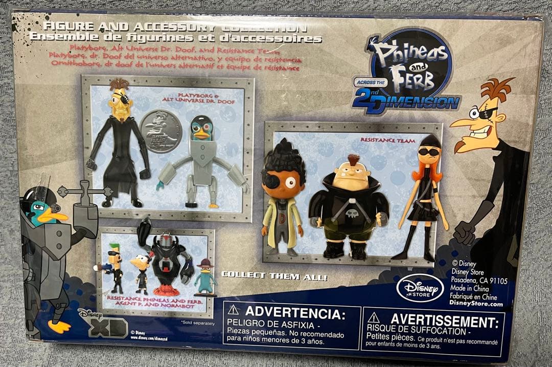 フィニアスとファーブ　フィギュアセット