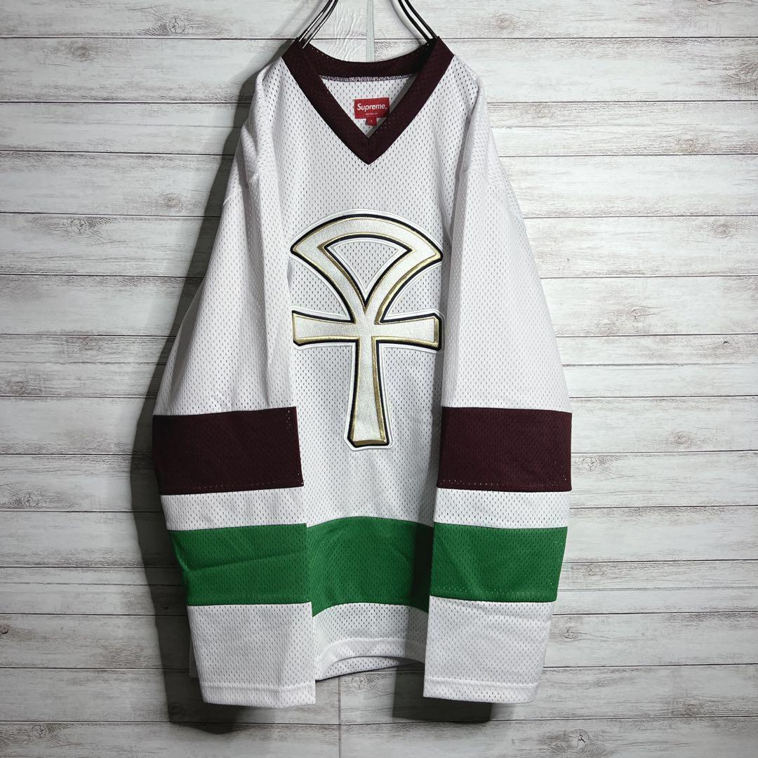 【入手困難!!】シュプリーム ✈︎ 刺繍 18SS Ankh Hockey