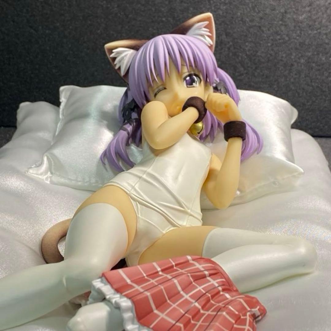 2種セット 菜々子 ネコ耳スクール水着 ver. 白ネコ 黒ネコ トゥハート2