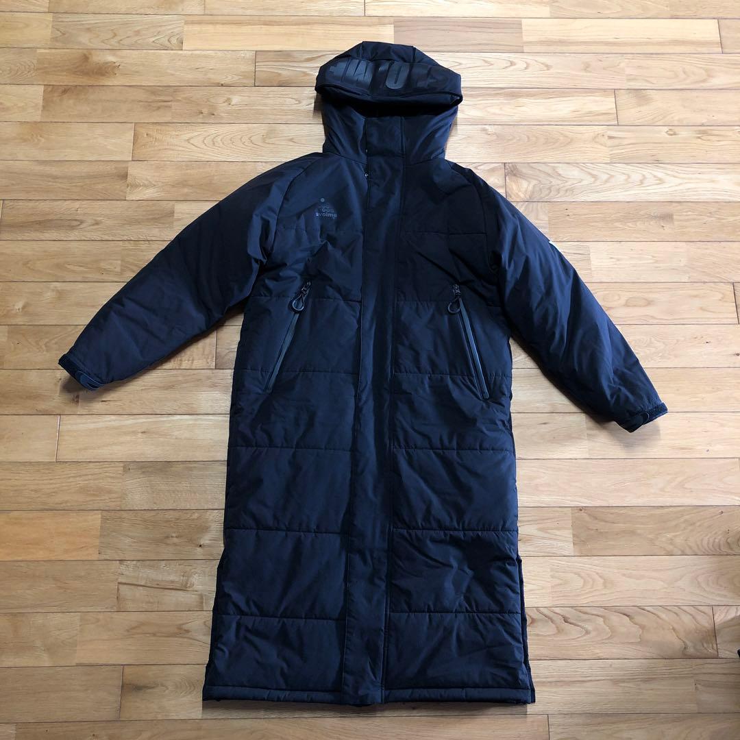 svolme 発熱ベンチコート　ブラック　S