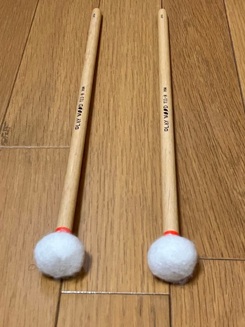 【マジック書込有】ティンパニマレット5組 PLAY WOODプレイウッド