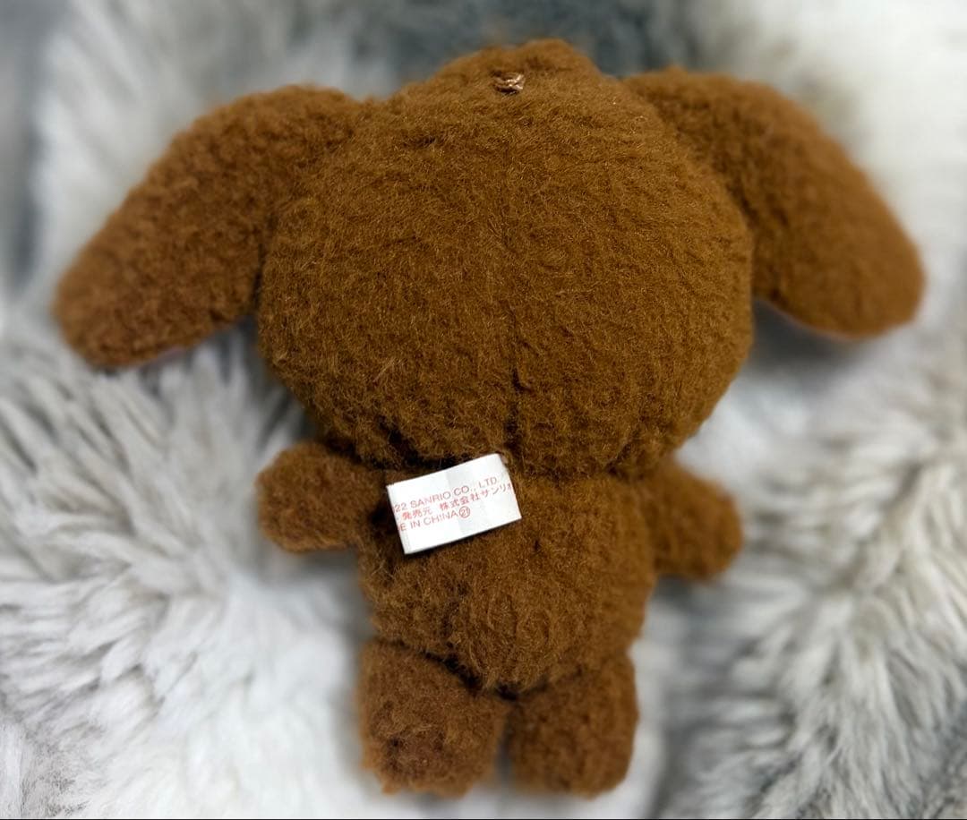 （廃盤）サンリオ たれ耳 マスコットホルダー ブラウン
