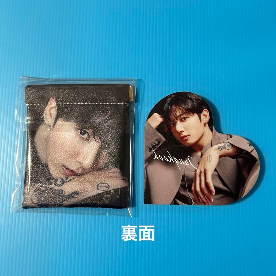 BTS Jungkook ケース・ハート型アクリルフォトブロック