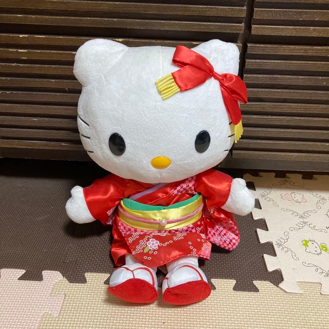 ハローキティ 和服 ぬいぐるみ 和風　着物　日本　京都　ジャパン　レア