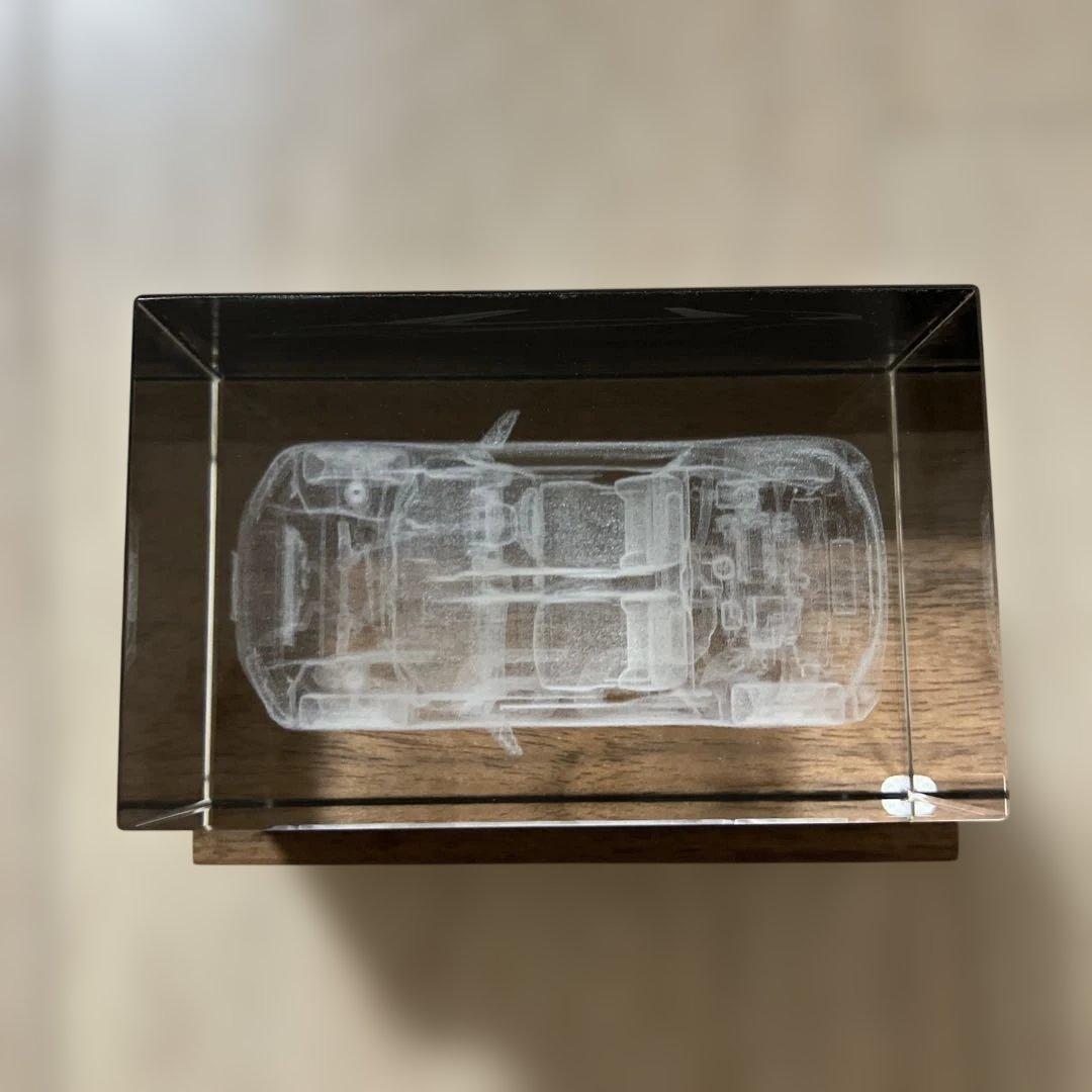 HONDA S660　置物　3Dクリスタル HONDAロゴ入り専用ケース付き