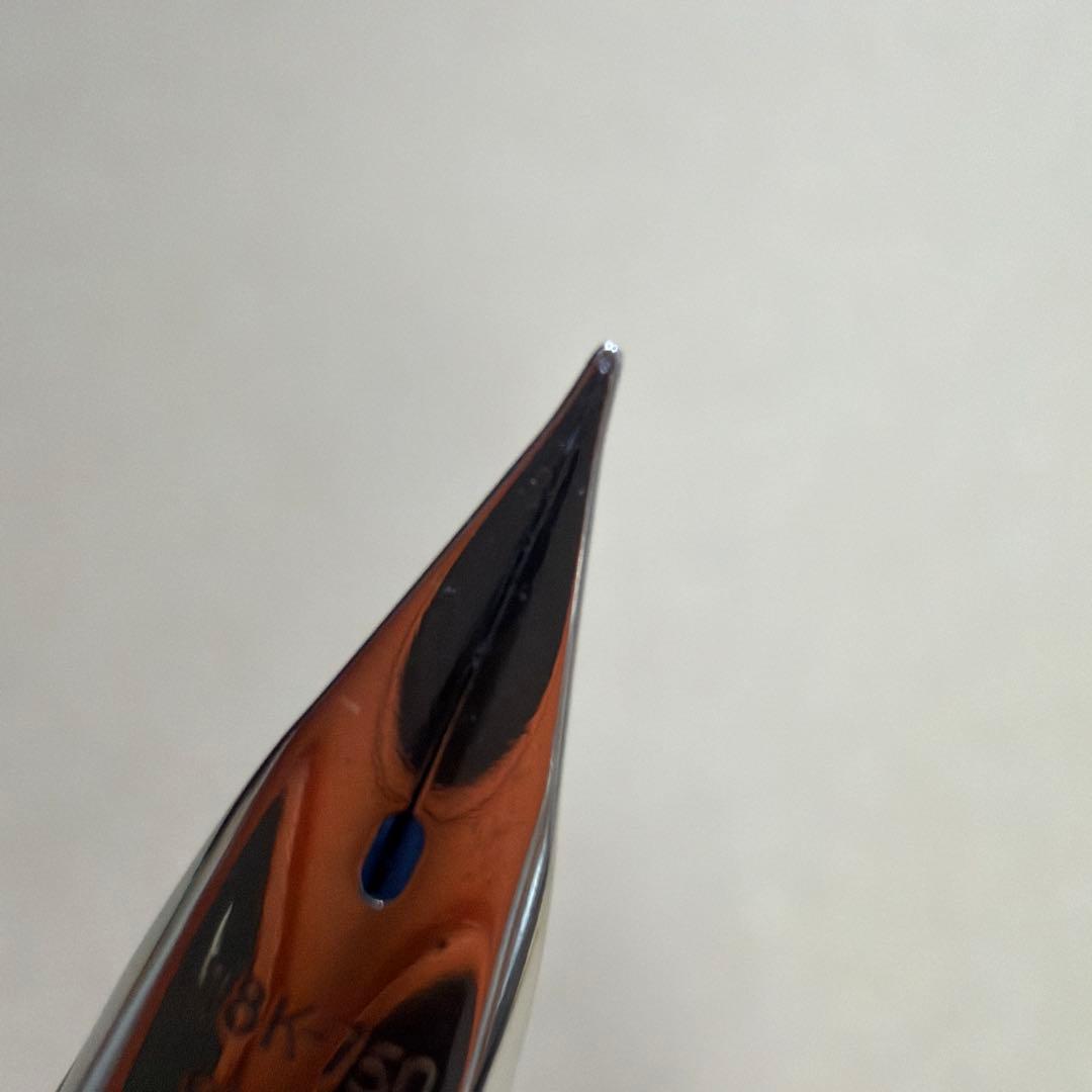 廃盤 パイロット Elite エリート 半格子 万年筆 18K 750 F 蝕刻