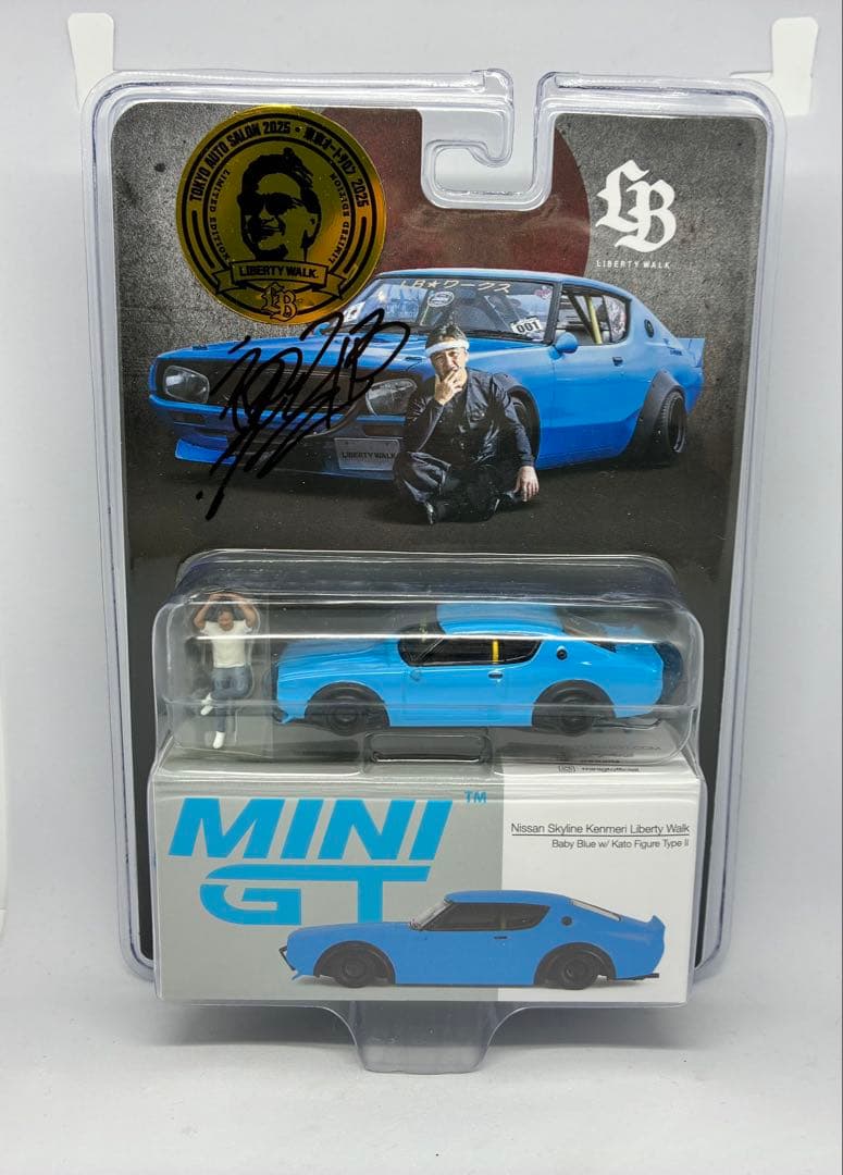 1/64 MINIGT LBWK 日産 スカイライン KPGC110 サイン入り