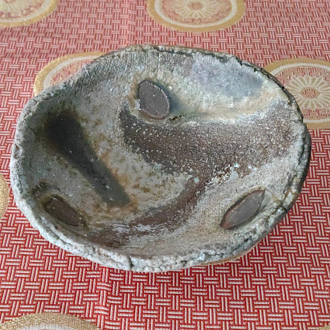 焼締め脚付き小皿　５枚組