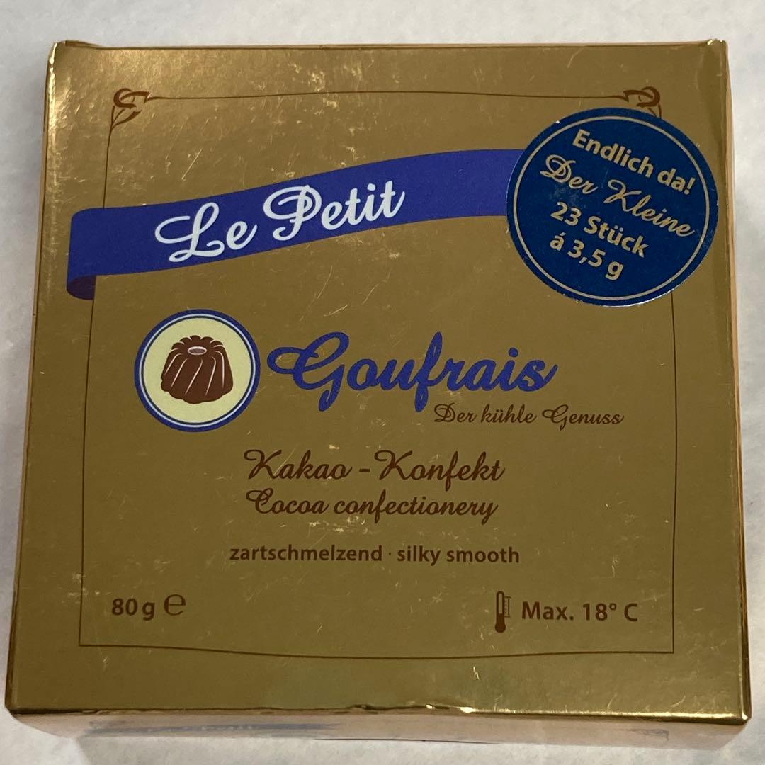 グフレチョコ 80g × 3箱セット Goufrais 新商品