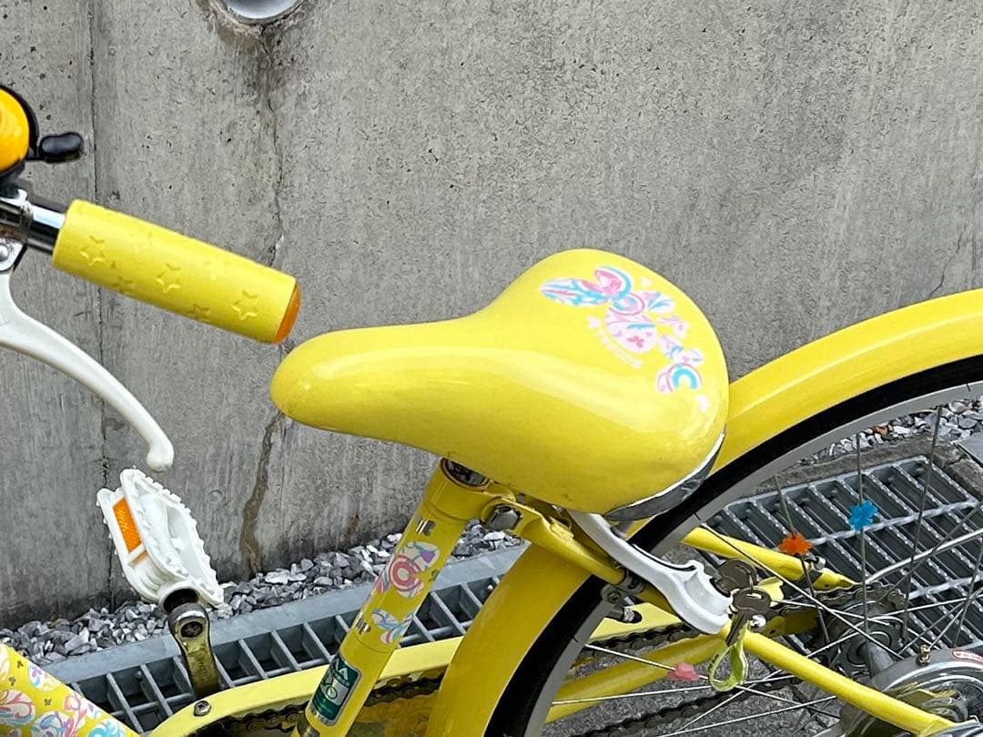 ブリヂストン　ジュニア自転車　エコパル　22インチ　イエロー　岐阜県多治見市